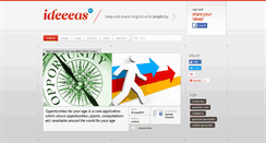 Desktop Screenshot of ideeeas.com